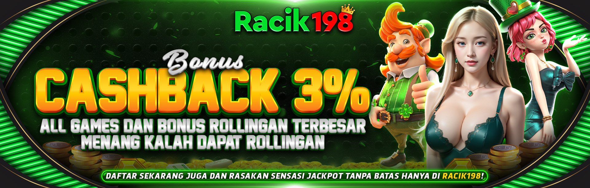CASHBACK DAN ROLLINGAN MINGGUAN